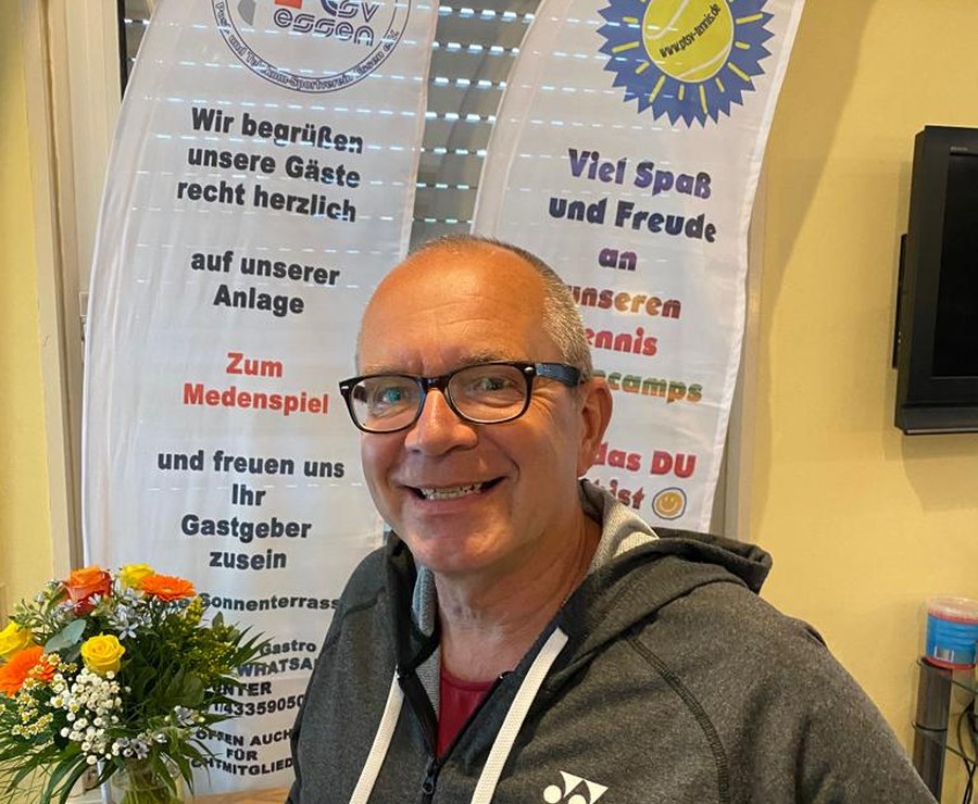 Armin Sandach auf der Anlage